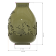 vase-313 v6-21.png vase real witch circle  pot for magic ritual for 3d-print or cnc