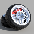 GTR_R33_R17-v3.png Nissan Skyline R33 Forged rims 3d model with brakes and tires for diecast and scale models