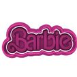 photo1690589170.jpeg BARBIE LOGO COOKIE CUTTER
