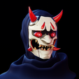 untitled3.png 3D file Genji Oni Mask・3D print object to download