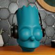 7.jpg Bart Simpson Headphone Stand
