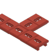 T25x16S20x03-Tee.png Seed pixels 20mm pitch 16x25 trunking strips Gen 2