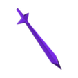 viking_girl_sword.stl Lowpoly Viking _ part 5