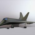 2.jpg Concorde Prototype Aircraft of the Future Model Printing Miniature Assembly File STL for 3D Printing
