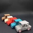 IMG_6537.jpg Free STL file Toy car - with functional wheels・3D printing design to download