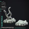 slime-pool-4.jpg Slime Pools - Scatter Terrain -  PRESUPPORTED - Illustrated and Stats - 32mm scale