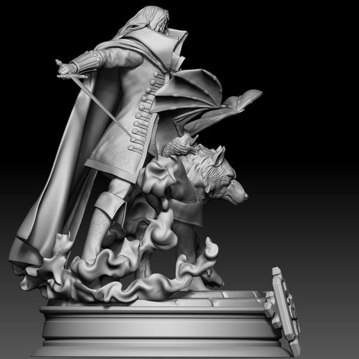 Alucard_foto4.jpg Archivo Transformaciones de Alucard Castlevania・Plan imprimible en 3D para descargar, Bionic3D