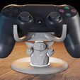 rENDER3.jpg CONTROLLER HOLDER / Baby yoda PS4 controller holder