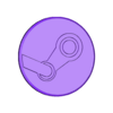 R1_Steam-logo-full.STL Палубный резервуар для пара (держатель/док)