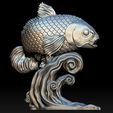 A8.jpg Koi Fish 3D print model
