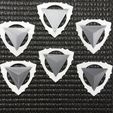 Flexipick 15052020 13'26h_0001.jpg STL-Datei Triangle-Dent Pyramid Bass and Guitar Picks (PLA) kostenlos・Design für 3D-Drucker zum herunterladen