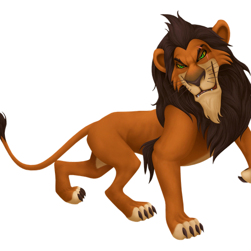 scar disney the lion king - 3D model önizlemesi