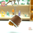 Yum3D-Chocolate Breadstick Fidget Clicker Keychain_07.png Yum3D Chocolate Breadstick Fidget Clicker Keychain - Cute Backpack Keychain