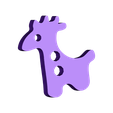 Giraffe Button.stl Download free STL file Giraffe Button • 3D print model, Lucy_Haribert