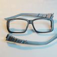 7L0B0017.jpg Flexible Stylist Glasses wear-Design 01 -detachable/exchange frame & Wing -interchangeable - 3d Print