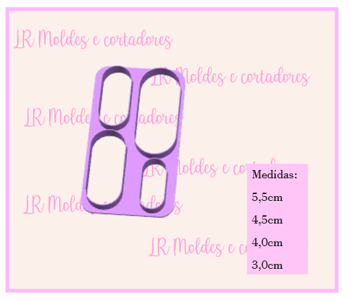 réguas geométricas cutters modulated