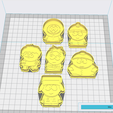 1.png South Park Eric Butters Stan Kyle Kenny Jimmy Cookie Cutters Molds