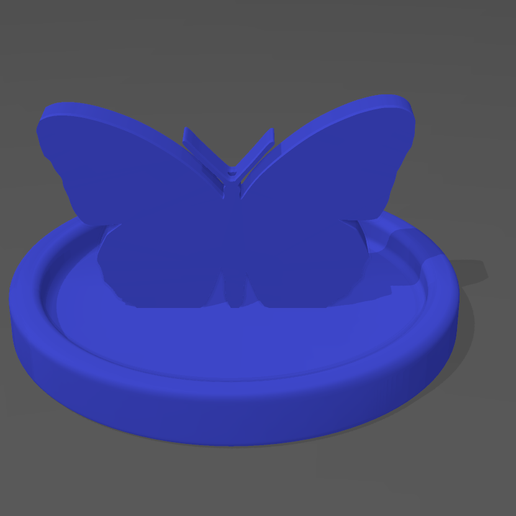 Butterfly Incense Holder - 3D model önizlemesi
