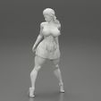 Girl-0007.jpg 3D file Sexy Woman with Beautiful Body Wearing Mini Skirt and Bra・Design to download and 3D print