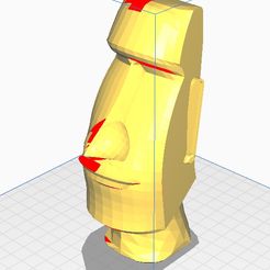 STL file Moai statue wearing sunglasses and a party hat NO.2 🗿・3D print  object to download・Cults
