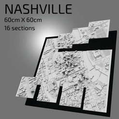 Copertina-Etsy.png Fichier STL 3D Nashville | Fichiers numériques | Fichier STL 3D | Plan de Nashville en 3D | Art urbain en 3D | Point de repère imprimé en 3D | Modèle de la ligne d'horizon de Nashville | Art en 3D・Objet imprimable en 3D à télécharger