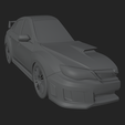 8.png Subaru Impreza WRX STi Sedan Wall-mounted