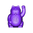 LuckyCatTheInnerway.stl japanese lucky creatures