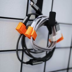 FCF55929-0EC7-45F1-9EFF-A3C086478039.jpg STL file Collection Cable holders, cable clip, cable management, audio cable, storage・3D printer design to download