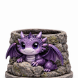 Maceta-Dragon-Purpura.png Dragon Rock Pot chibi / Dragon Rock Pot