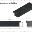 Tall-Box-Drawing.png 1/10 Scale Low Profile Toolbox ( Gullwing Style )  ( RC4WD ) ( AN3DRC K20 ))
