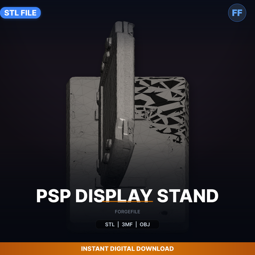 Portable Media Console Display Stand - 3D Printable STL File