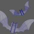 Bats_Candy_01_Wireframe_01.png Halloween Bat Cookie