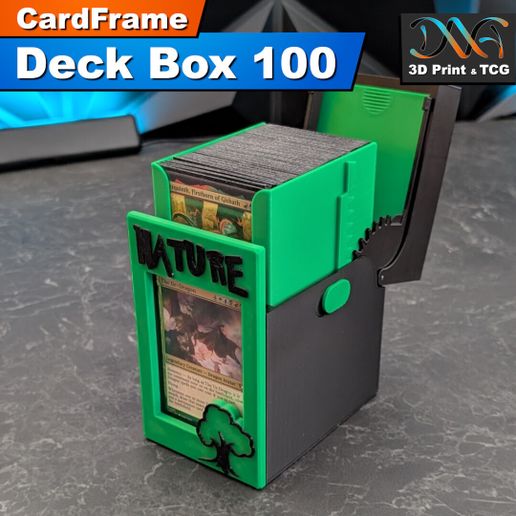 mtg 100 card deck 100 Card Deck Box - YELLOW