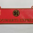 1.jpeg Archivo STL gratis Hogwarts Express 9 3/4 Plataforma signo regalo de navidad・Modelo imprimible en 3D para descargar