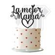 9 Pack of cake toppers - With mother's theme