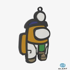 AMONG_US_4.jpg 3D file AMONG US COLLECTION KEYCHAIN・3D printable model to download