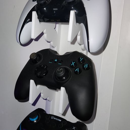 Wall-mounted joystick holder