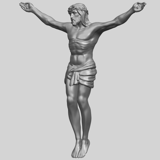 21_TDA0230_Jesus_iA02.png Download free file Jesus 01 - top • 3D printable design, GeorgesNikkei