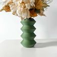 untitled-2134.jpg The Huso Vase, Modern and Unique Home Decor for Dried and Preserved Flower Arrangement  | STL File