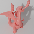 charizard 1.png STL-Datei CHARIZARD STANDING (PART OF THE CHARIZARDPACK, AND CHAREVOPACK, READ DESCRIPTION)・Modell zum Herunterladen und 3D-Drucken