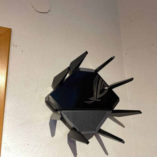 photo_2022-03-13-18.57.55.jpeg ASUS ROUTER WALL CEILING MOUNT BRACKET GT-AXE11000 GT-AXE16000 GT-AX11000 PRO ROG RAPTURE INVISIBLE WIFI 6E