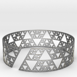 sbracelet.png Fichier 3D Bracelet Sierpinski・Modèle pour imprimante 3D à télécharger