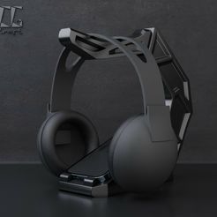 im1.jpg Archivo STL Soporte para auriculares・Diseño de impresora 3D para descargar