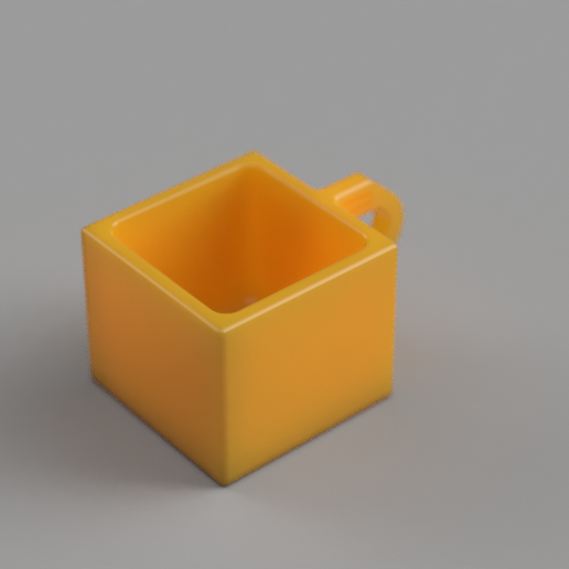 Cubic Cup 3D model preview