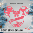 9.png Christmas bauble - Stitch - Savanah