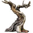 3ddd1.jpg Ornemental Rustique torsadé arbre sec branches noueuses modèle 3D