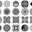 2020-04-14-15.png Vectors Laser Cutting - 160 Fretwork Mandalas