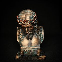 Bust of Christ , lord , god stl