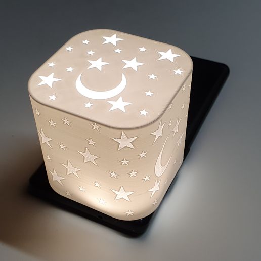 Night Lamp - Stars (for kids) 3D model