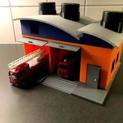 IMG_4417.jpg Бесплатный STL файл Fireman Sam Inspired, Solar Powered Fire Station・Дизайн 3D принтера для загрузки